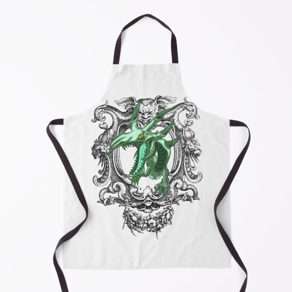 Item preview, Dragon Breaking Through the Frame – Dark Fantasy Mythical Beast designed and sold by memink.