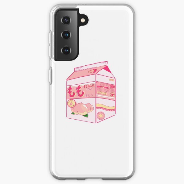 Leche de durazno Funda blanda para Samsung Galaxy