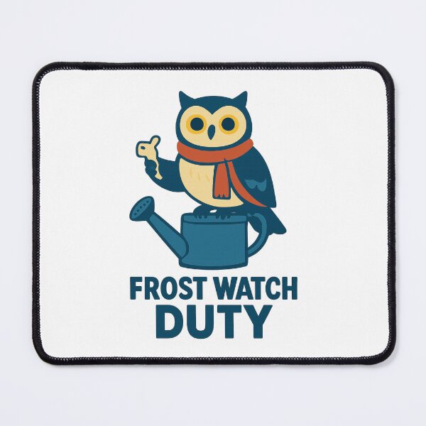 Item preview, Frost Watch Duty Garden Sentry Graphic designed and sold by Ainbowz-Artwork.