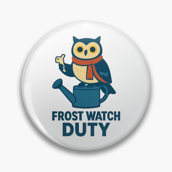 Item preview, Frost Watch Duty Garden Sentry Graphic designed and sold by Ainbowz-Artwork.