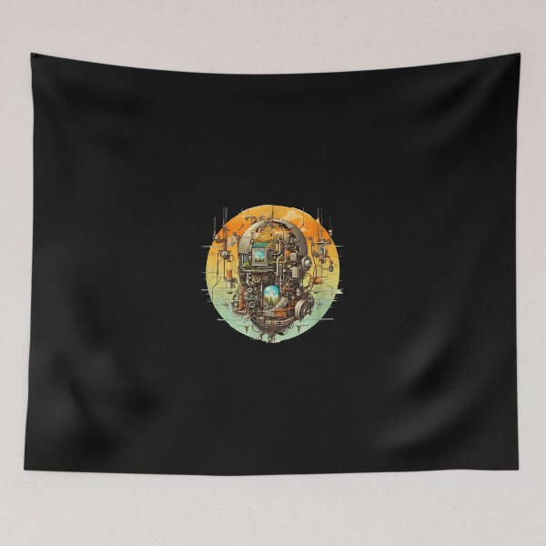Item preview, Mechanical Head Landscape Interior designed and sold by fruscispake.