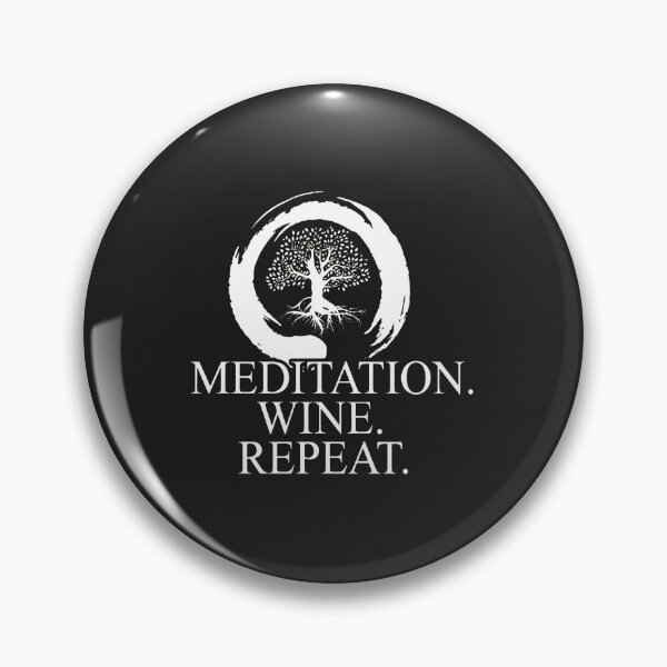 Item preview, Meditation Wine Repeat Tree Zen Enso Circle Graphic designed and sold by wn4uffgjz8h.
