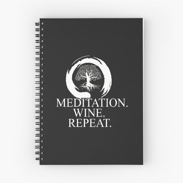 Item preview, Meditation Wine Repeat Tree Zen Enso Circle Graphic designed and sold by wn4uffgjz8h.