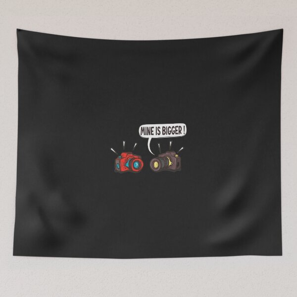 Item preview, Mine is Bigger Camera Humor Photography Gift designed and sold by wn4uffgjz8h.