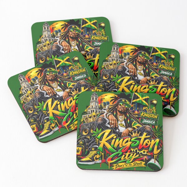 Artikelvorschau, Kingston City, Jamaika – Reggae-Streetwear der Dons Of The Streets entworfen und verkauft von digitalbob60.