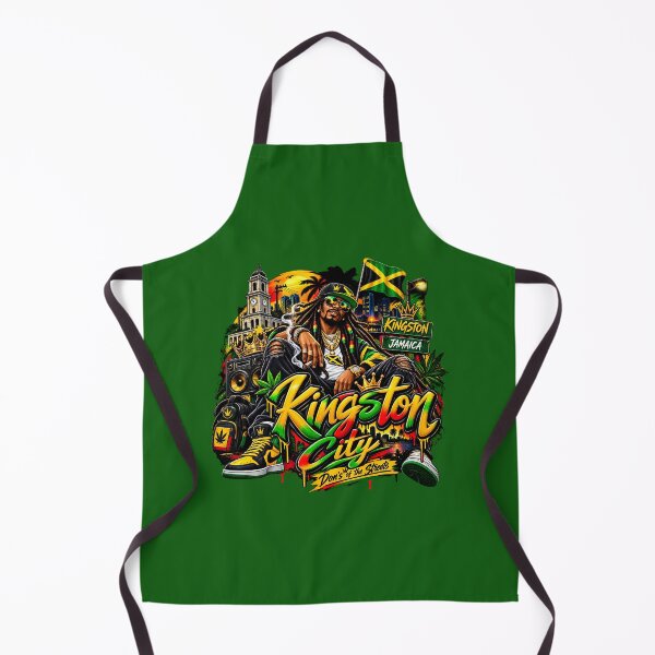 Item preview, Kingston City Jamaica Dons Of The Streets Reggae Streetwear designed and sold by digitalbob60.
