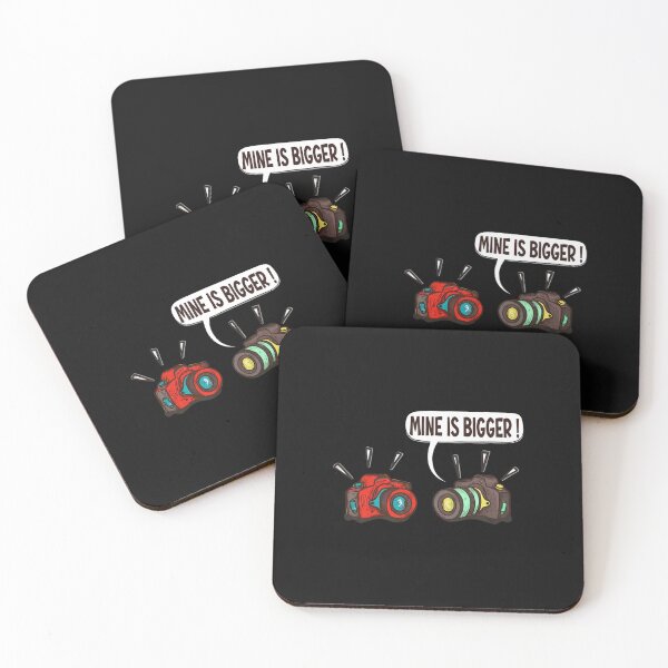 Item preview, Mine is Bigger Camera Humor Photography Gift designed and sold by fruscispake.