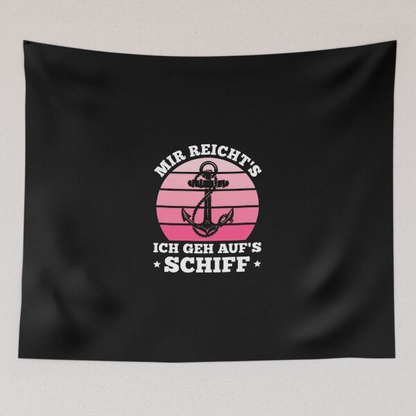 Item preview, Mir Reichts Ich Geh Aufs Schiff Anchor Sunset designed and sold by fruscispake.