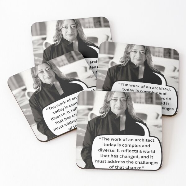 Item preview, Zaha Hadid Architecture Quote designed and sold by Archysketch.