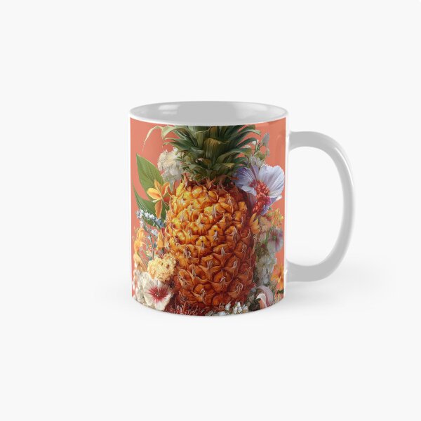 Item preview, Pineapple Tropical Fruits and Flowers designed and sold by Grafititee.
