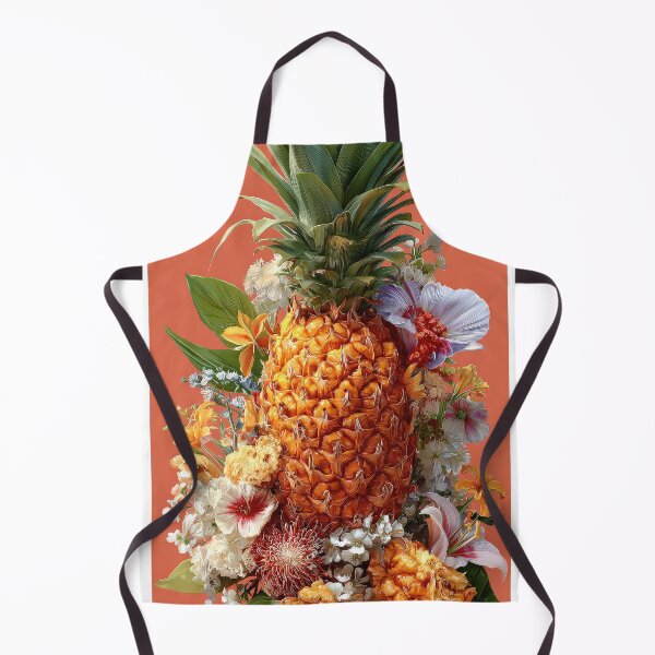 Item preview, Pineapple Tropical Fruits and Flowers designed and sold by Grafititee.