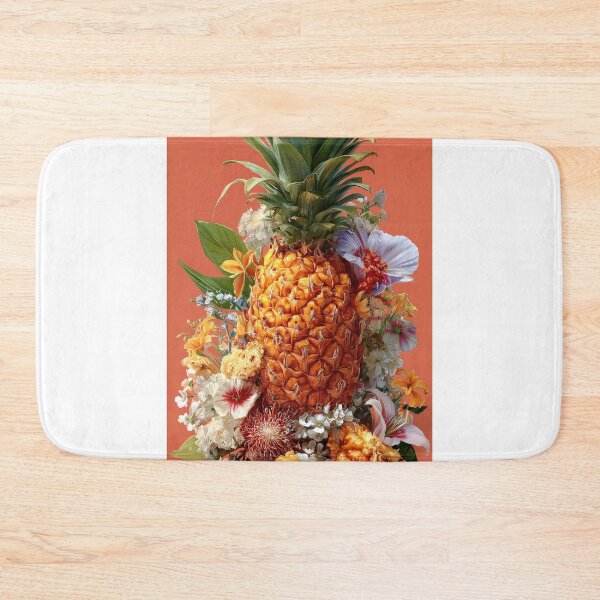 Item preview, Pineapple Tropical Fruits and Flowers designed and sold by Grafititee.