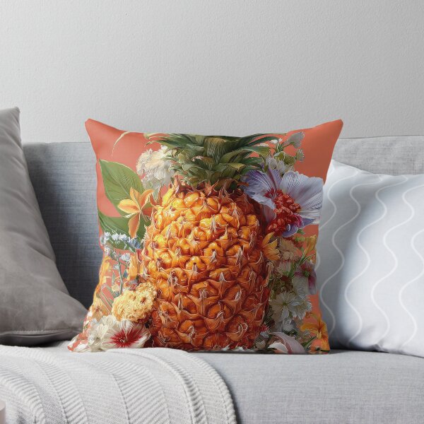 Item preview, Pineapple Tropical Fruits and Flowers designed and sold by Grafititee.