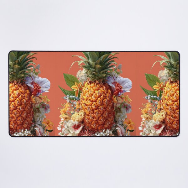 Item preview, Pineapple Tropical Fruits and Flowers designed and sold by Grafititee.