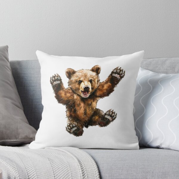 Item preview, Bear Cub | Cute Woodland Animal Watercolor Art designed and sold by Mandayartstudio.