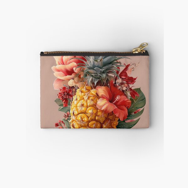 Item preview, Pineapple Tropical Fruits and Flowers designed and sold by Grafititee.