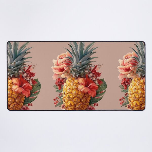 Item preview, Pineapple Tropical Fruits and Flowers designed and sold by Grafititee.