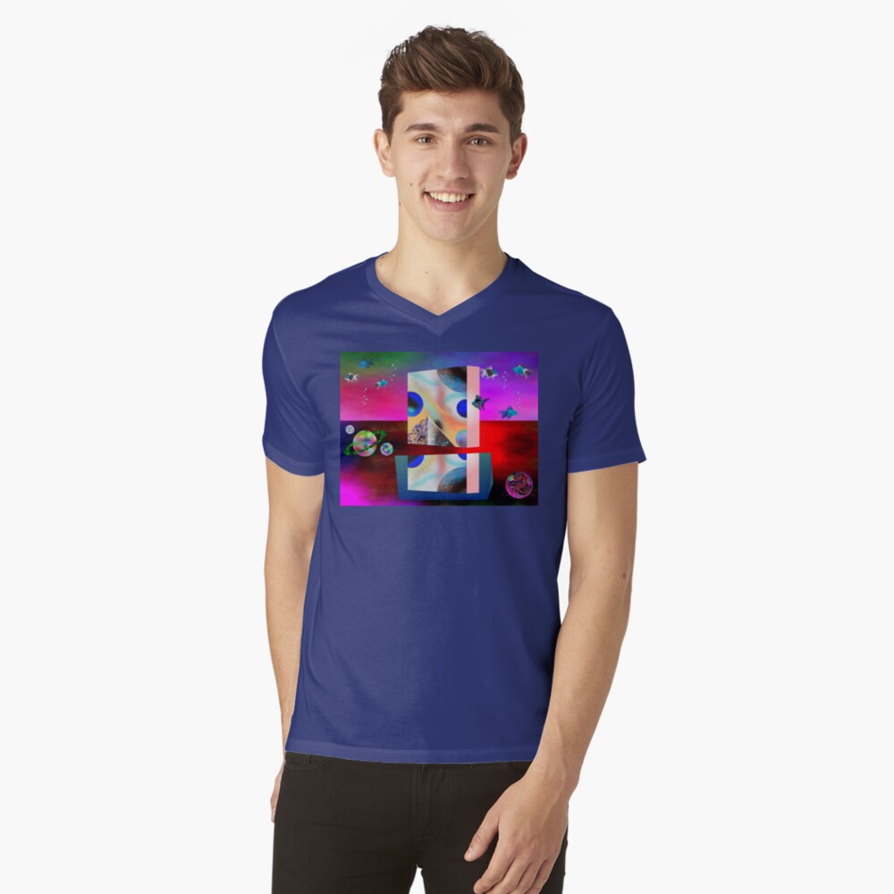 Item preview, V-Neck T-Shirt designed and sold by mugglequeen.