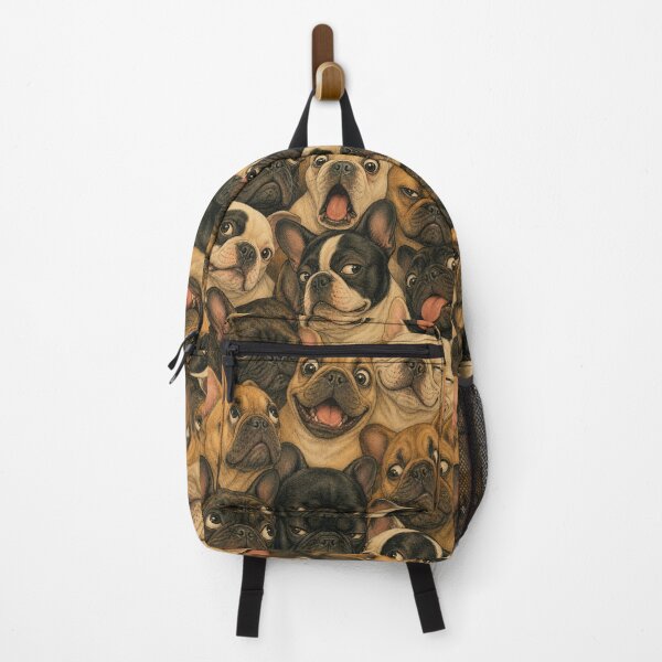 Item preview, Funny French Bulldog Faces - Vintage Animal Portrait designed and sold by merchxwear.