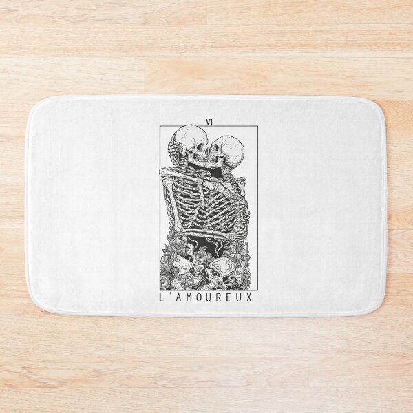 Item preview, L’Amoureux – Skeleton Lovers Gothic Romance Art designed and sold by flowerpower999.