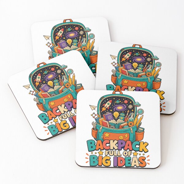 Item preview, Back to School Backpack of Big Ideas designed and sold by Uglyandcute.