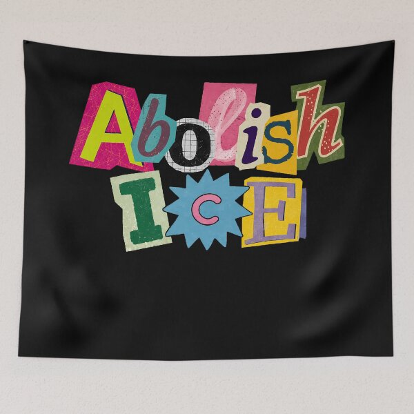 Item preview, Abolish Ice, Liberal Magazine Letters designed and sold by Art-Monnard.