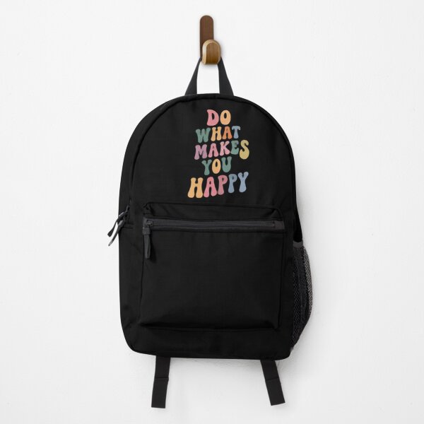 Item preview, Do What Makes You Happy Retro Quote designed and sold by ArtivoNest.