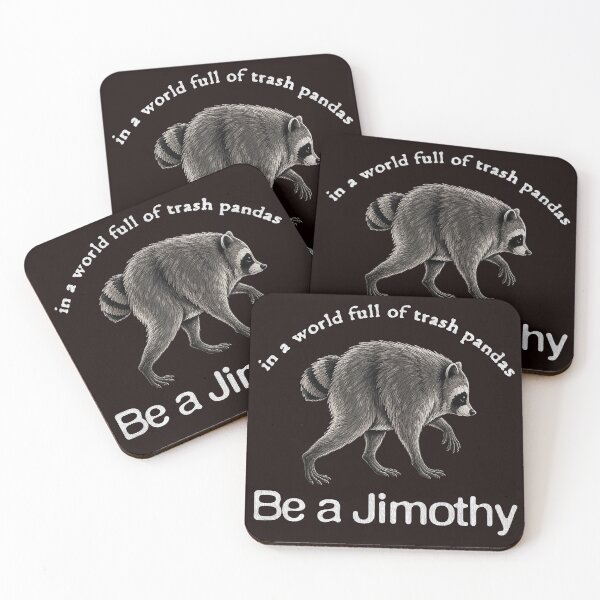 Item preview, Be A Jimothy Raccoon Funny Vintage Raccoon Meme designed and sold by valery-kenz.