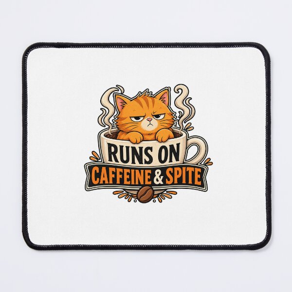 Item preview, Runs on Caffeine and Spite designed and sold by Lukazoh.