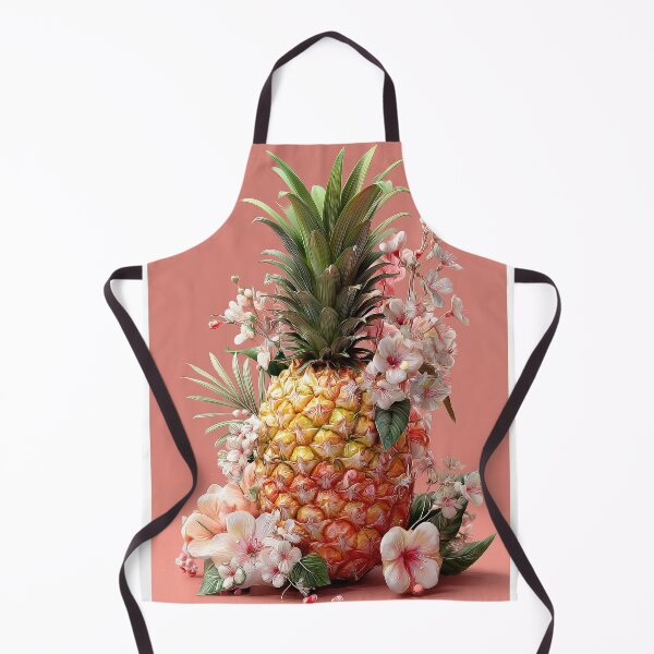 Item preview, Pineapple Tropical Fruits and Flowers designed and sold by Grafititee.