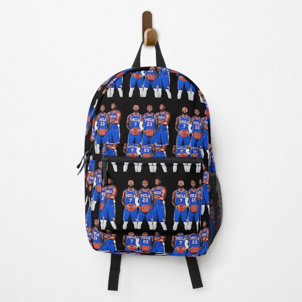 Item preview, Philadelphia 76ers Basketball Trio Blue Uniform Fan Art Design designed and sold by LorraineH29083.