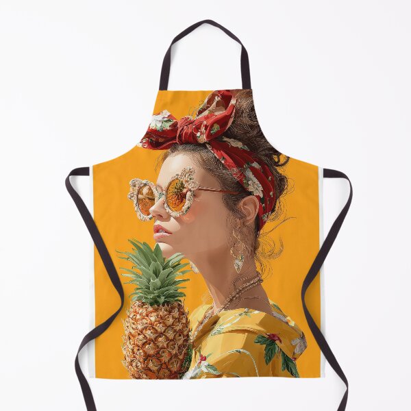 Item preview, Pineapple Tropical Fruits and Flowers designed and sold by Grafititee.