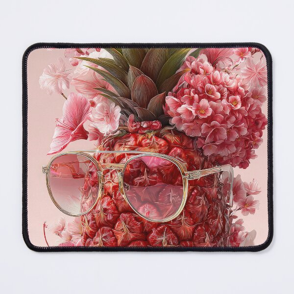 Item preview, Pineapple Tropical Fruits and Flowers designed and sold by Grafititee.
