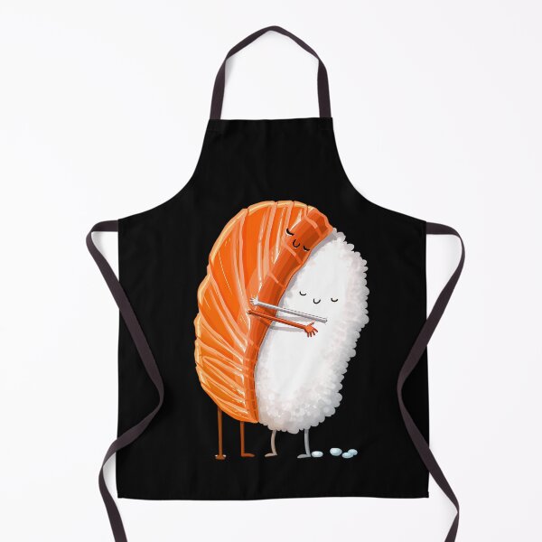 Item preview, Nigiri Sushi Hug Cute Salmon Poster designed and sold by Blissful-USA.