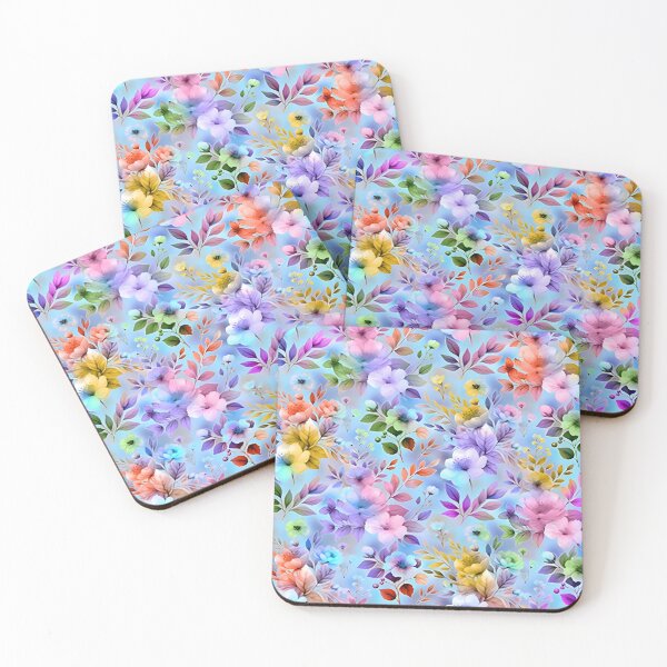Item preview, A Vibrant Floral Pattern Infused with Soft Pastel Hues and Whimsical Touches of Nature’s Beauty designed and sold by Matt_Smith.
