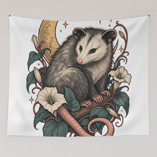 Item preview, Night Shift Opossum — Nocturnal Operations designed and sold by Urbantheseus.