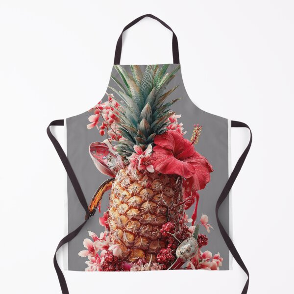 Item preview, Pineapple Tropical Fruits and Flowers designed and sold by Grafititee.