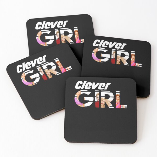 Item preview, Clever Girl Bold Lettering Pop Poster designed and sold by TER007.