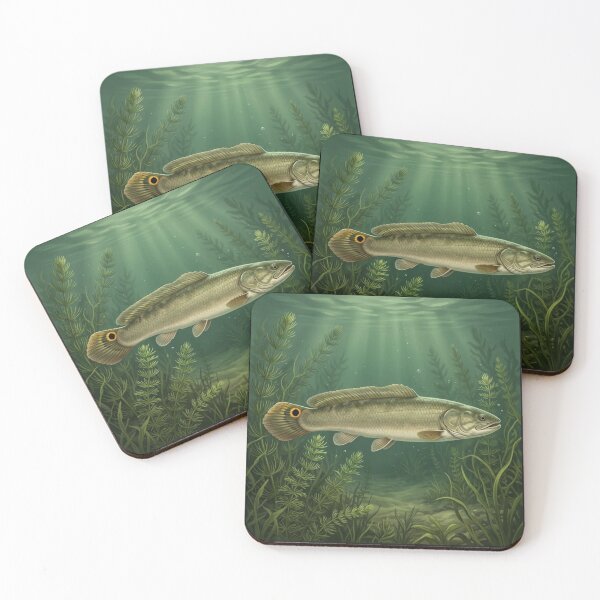Item preview, Bowfin Illustration – Freshwater Legends Fishing Art designed and sold by Northbound Trail.