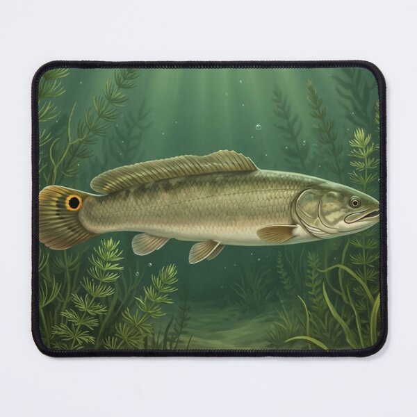 Item preview, Bowfin Illustration – Freshwater Legends Fishing Art designed and sold by Northbound Trail.