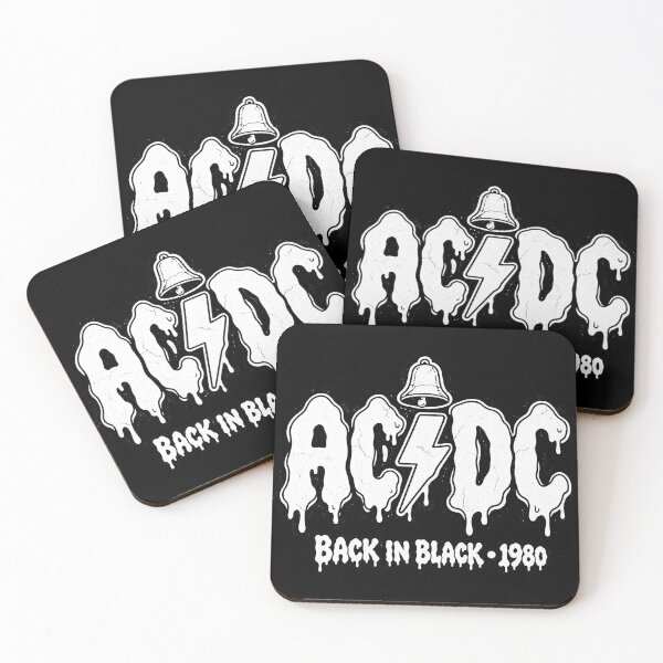 Item preview, AC DC Back in Black 1980 Dripping Slime Logo Vintage Rock designed and sold by JMS-Artvintage.