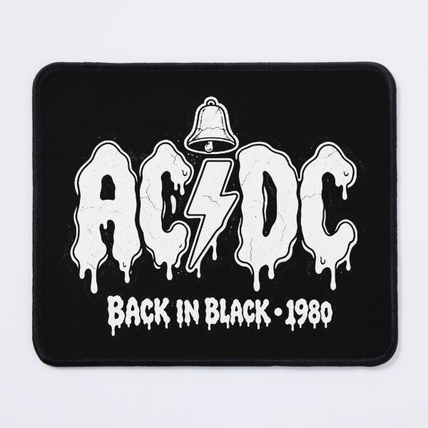Item preview, AC DC Back in Black 1980 Dripping Slime Logo Vintage Rock designed and sold by JMS-Artvintage.
