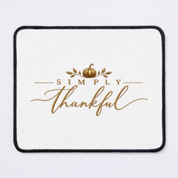 Item preview, Simply Thankful – Elegant Gold Thanksgiving Pumpkin designed and sold by HO•Designs.