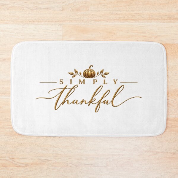 Item preview, Simply Thankful – Elegant Gold Thanksgiving Pumpkin designed and sold by HO•Designs.