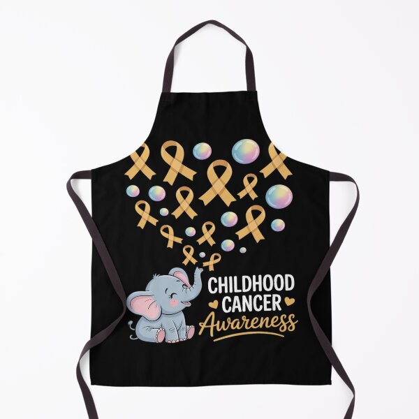 Item preview, Cute Elephant Gold Balloons Childhood Cancer Awareness Month designed and sold by HectorYuTuvm.
