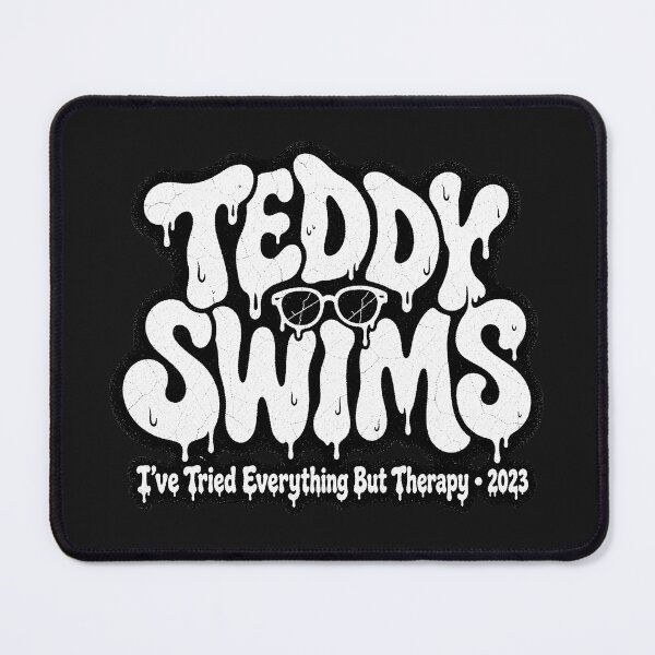 Item preview, Teddy Swims I've Tried Everything But Therapy Melting Typography designed and sold by JMS-Artvintage.