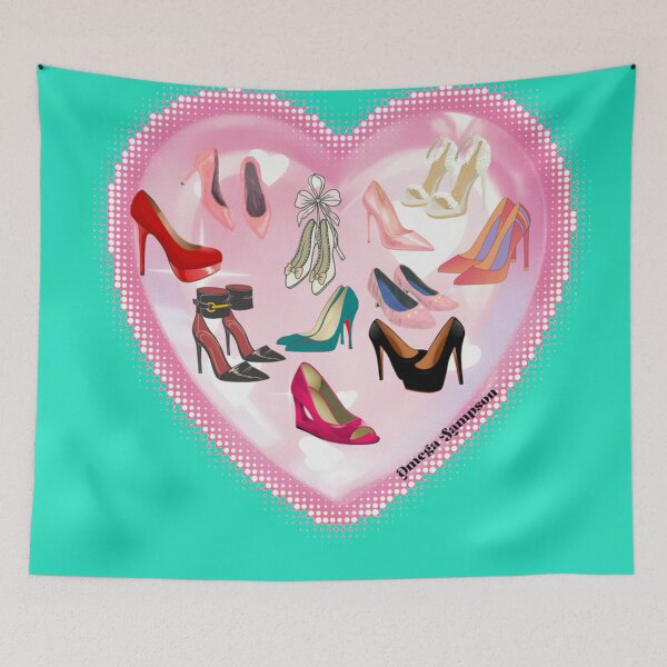 Item preview, Pink High heel Heart designed and sold by FetUphoria.