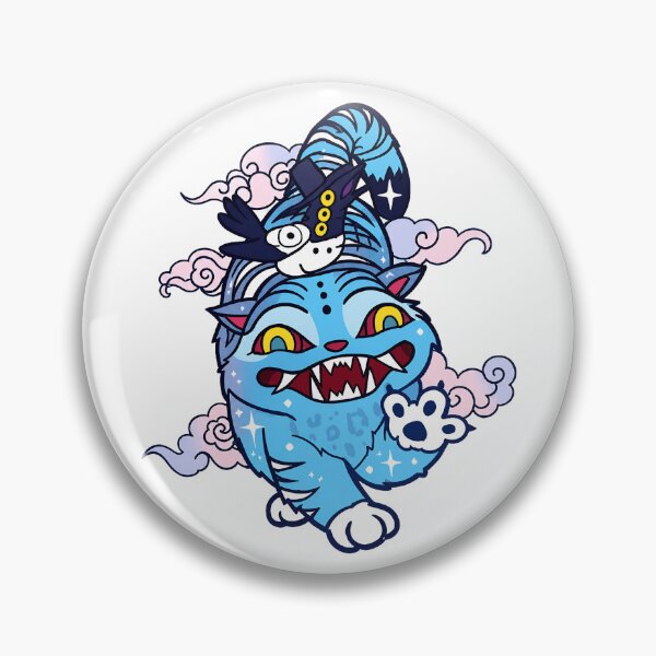 Item preview, Mystical Blue Cat Jester With Magical Clouds And Sparkles designed and sold by CharlesWh39602.