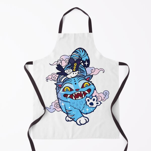 Item preview, Mystical Blue Cat Jester With Magical Clouds And Sparkles designed and sold by CharlesWh39602.