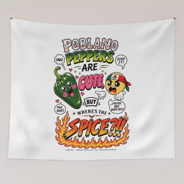 Item preview, Poblano Peppers Are Cute designed and sold by Jessie Slamwhorella.